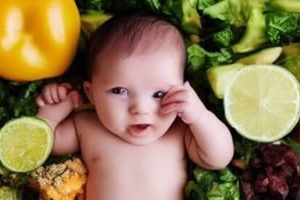 Nutrición para bebés veganos de 4 a 12 meses