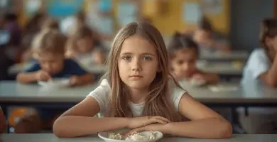 Acoso escolar a niños veganos