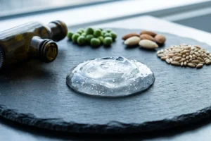 Microgeles de agua de MicroLub como sustituto de grasa sin aceite en alimentos vegetales de nutrición integral
